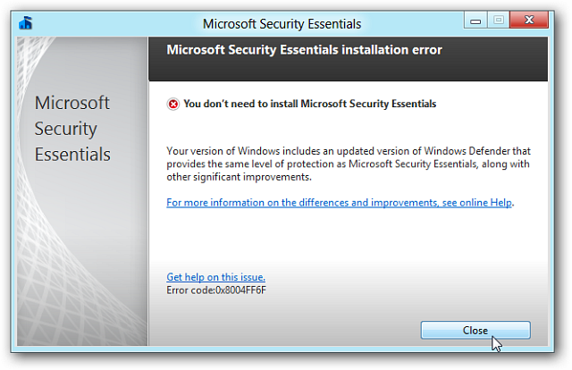 Интерфейс Microsoft Security Essentials Интерфейс Microsoft Security Essentials