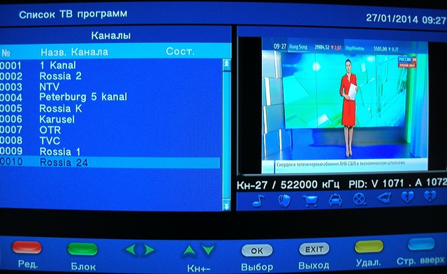 список программ